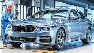 BMW 5 Series Production at BMW Plant Dingolfing [upl. by Llenrrad]