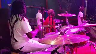 Flavour  Chinny Baby live performance Drummer View [upl. by Auoy266]