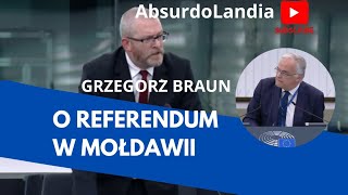 Grzegorz Braun o Referendum w Mołdawii [upl. by Freida]