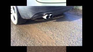 VW Golf GTI MK5 Milltek exhaust sound [upl. by Hamlen]