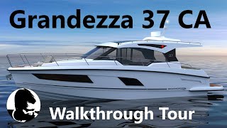 Grandezza 37 CA  Boat Walkthrough Video Tour [upl. by Osnola782]