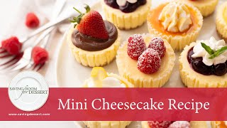 Easy and delicious Mini Cheesecakes [upl. by Juanne]