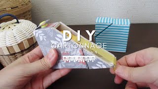 DIY Cartonnage Tape Dispenser  from Recycled Cardboard and favorite cloth  craft ideas [upl. by Joete90]