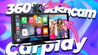 Carpuride W903 Review Widescreen Apple CarPlay  4K Dashcam In Your Car [upl. by Ycnalc996]