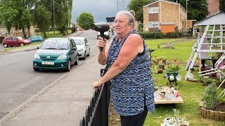 Grandmother Uses Hairdryer As Speed Gun 2017 [upl. by Burgener]