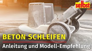 Beton schleifen Anleitung und ModellEmpfehlungen [upl. by Ehav128]