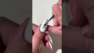 how to create a flame nail art that glows in the dark🔥 nail nailswag nailart nailartaddict [upl. by Thais]