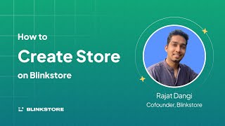 How to Create Your ECommerce Store Using Blinkstore Free Website Builder [upl. by Nylesor]