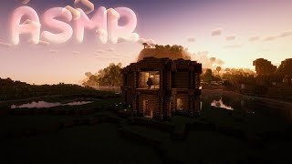 ASMR Minecraft  Finishing the house finally 6 [upl. by Enilada]