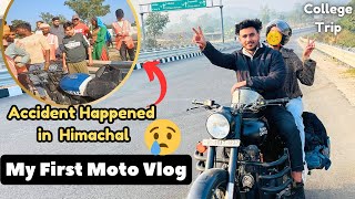 My First Moto Vlog😍  LPU to Dharamshala  Trip Gone Wrong [upl. by Arluene]