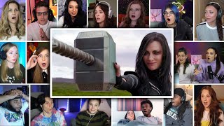 Hela Destroys Mjolnir  Thor Ragnarok Reaction Mashup [upl. by Addy]