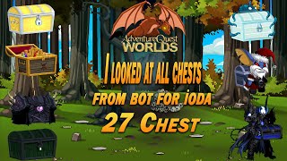 AQW I LOOKED AT ALL THE CHESTS BY BOT IM LOOKING FOR AN ITEM FOR IODA SHOP İDS AQWorlds [upl. by Traver]