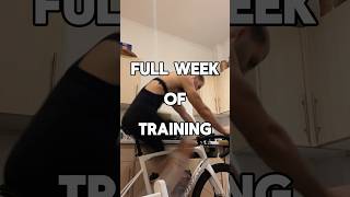 Full week of training triathlon cycling swim swimbikerun [upl. by Corbin714]