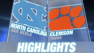 North Carolina vs Clemson  2014 ACC Football Highlights [upl. by Corron]