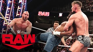 The New Day go to war with Imperium in a Street Fight Raw highlights Feb 26 2024 [upl. by Orella]