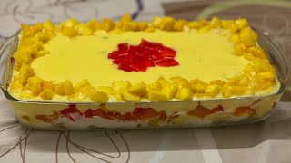 Mango Custard Recipe  Maayari Foods [upl. by Beckman656]