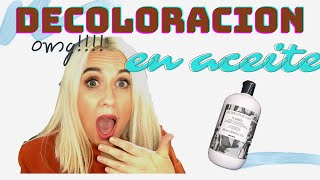 Decoloración en aceite 😱😱😱😱 [upl. by Odnaloy]