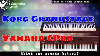 Korg Grandstage vs Yamaha CP88 Sound vs Sound Comparison Which one sounds better [upl. by Ilwain]