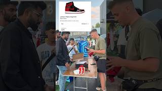 Buying Jordan 1 Patent Bred at Sneakercon Brooklyn 📉 sneakerhead jordan buying reselling [upl. by Aihsatsan]