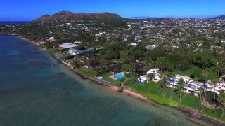 Kahala Ave Luxury Homes  An Aerial Tour [upl. by Cusack]