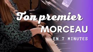 Apprends ton premier morceau de piano en seulement 7 minutes débutant [upl. by Conners]