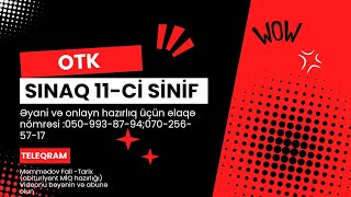 08122024OTK sınaq Xl sinif 2ci qrup blok [upl. by Fisk]