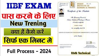 iibf trainingiibf registration 2024iibf exam registration process change 2024 [upl. by Delmor322]