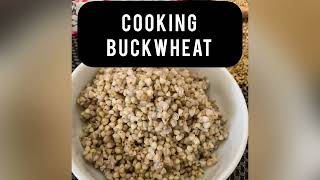 How to cook buckwheat groats  Easy easy to cook buckwheat kasha [upl. by Llenaej]