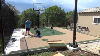 How to Install Backyard Sport Court®  Time Lapse [upl. by Michiko]