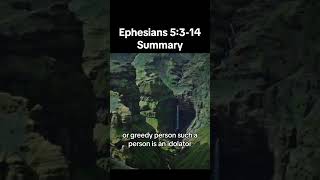 Ephesians 5314 Summary christian biblestudy dailydevotional ephesians ephesians5 [upl. by Siobhan322]