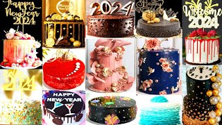 Best New Year Cake Decoration Ideas 2024 ✨🥳  New year cake designs [upl. by Reffineg480]