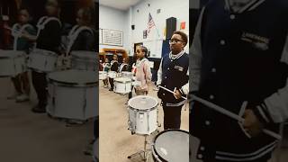 Learning a new cadence at Drumline Practice [upl. by Emie]