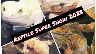 Amazing creatures at the Reptile Super Show in Anaheim CA 2023 [upl. by Yrbua]