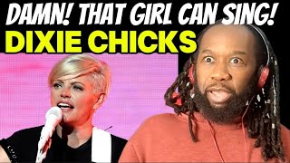 Shes got some pipes DIXIE CHICKS Let him fly Live REACTION  First time hearing [upl. by Zora230]