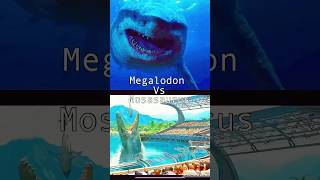 Megalodon vs jwd mosasaurus remake [upl. by Kori518]