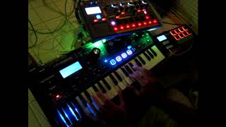 Novation Mininova Korg Electribe E2 Akai MPX8 [upl. by Annauqaj]