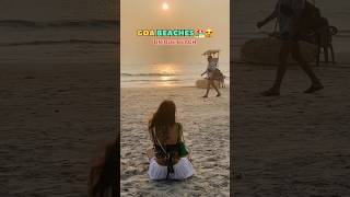 GOA BEACHES 🏖️  UNIQUE BEACH  Best beach in Goa  goa beach travel viral shorts trending [upl. by Eetse]