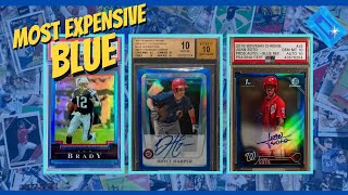 Top 10 BLUE REFRACTOR card sales Rare Brady Soto Ohtani cards sell for THOUSANDS [upl. by Niatsirk]