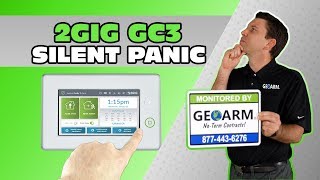 2GIG GC3  How to Program a Silent Panic Button [upl. by Woodman]