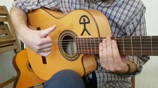 Strumming Exercises for Flamenco Guitar  Rasgueado and Abaníco  Beginner Flamenco Guitar Lessons [upl. by Nauqyaj]