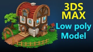 Modeling Game assets in 3Ds Max Speed Art [upl. by Dnomse]