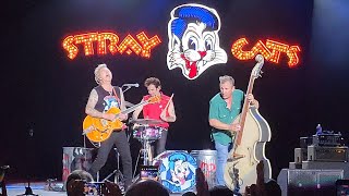 Stray Cats live  Fishnet Stockings  Rock This Town  Bridgeport CT 81724 [upl. by Dino]