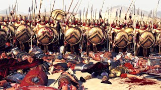 7200 Roman Legionaries Vs 2250 Spartans  Total War Rome 2 [upl. by Yaned]