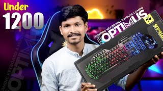 Zeb Optimus Gaming Keyboard amp Mouse Combo Unboxing amp Review [upl. by Nyrhtakyram]