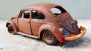 1970 Volkswagen Classic Beetle Restoration  Vintage Model Car Restoration [upl. by Bodnar210]