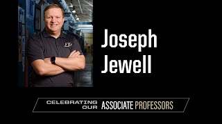 Celebrating Our Associate Professors Joseph Jewell [upl. by Drol636]