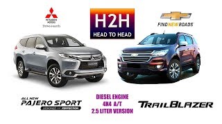 2017Chevrolet Trailblazervs2017MitsubishiPajeroSportSUVComparison [upl. by Elaine]