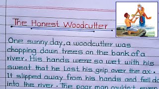 The Honest Woodcutter Story  An Honest Woodcutter Story  Woodcutter Story Writing [upl. by Cnut]