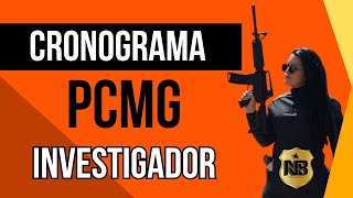 Como montar Cronograma de Estudos PCMG INVESTIGADOR 2024 [upl. by Bonina]