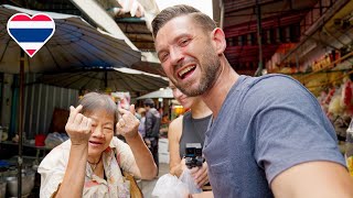 Street Food HEAVEN in Old Town BANGKOK’S Best Morning Market 🇹🇭 Trok Mor Morning Market [upl. by Fiore994]